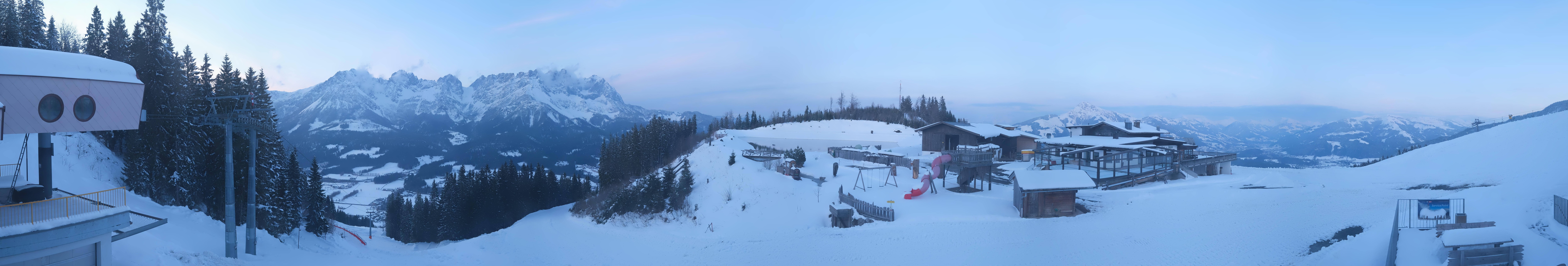 Archiv Foto Webcam Panoramasicht SkiWelt Wilder Kaiser: Astberg