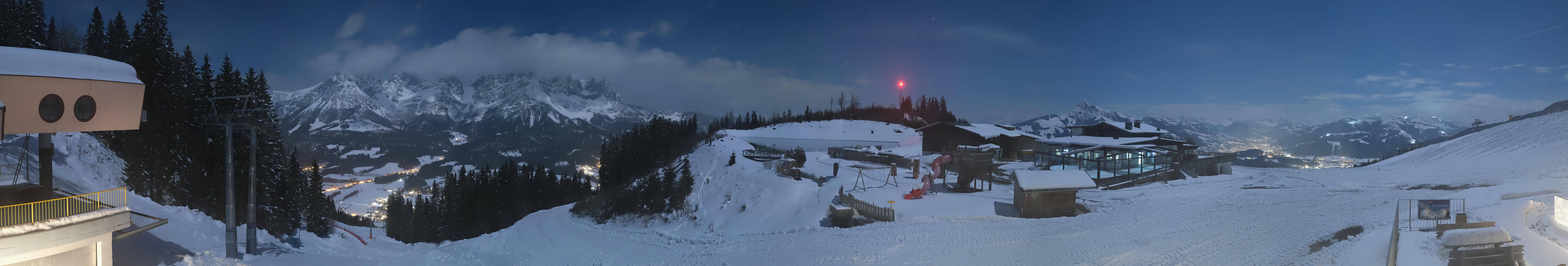 Archiv Foto Webcam Panoramasicht SkiWelt Wilder Kaiser: Astberg