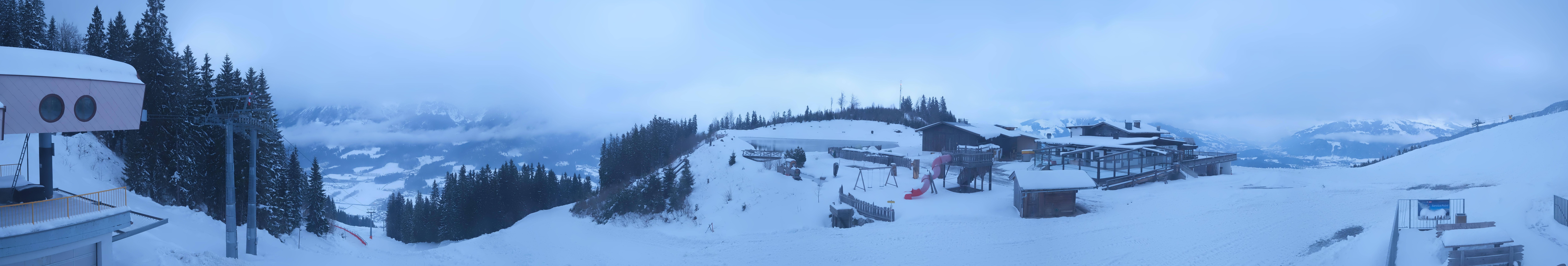Archiv Foto Webcam Panoramasicht SkiWelt Wilder Kaiser: Astberg
