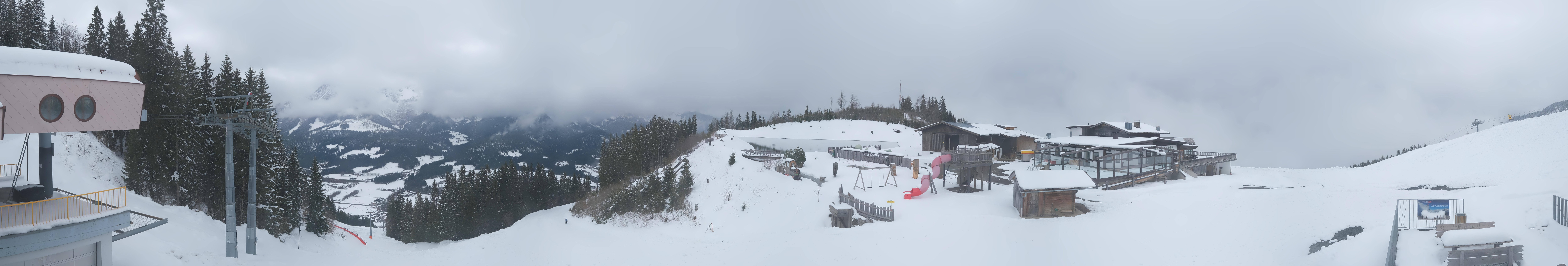 Archiv Foto Webcam Panoramasicht SkiWelt Wilder Kaiser: Astberg