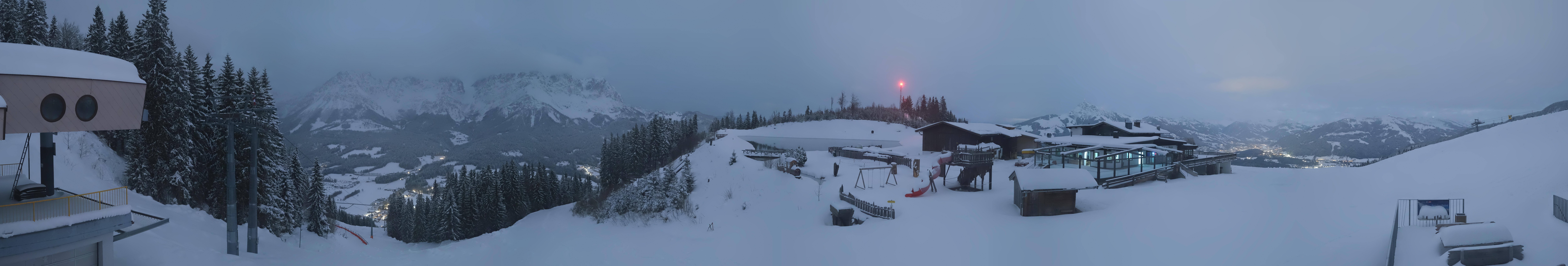 Archiv Foto Webcam Panoramasicht SkiWelt Wilder Kaiser: Astberg