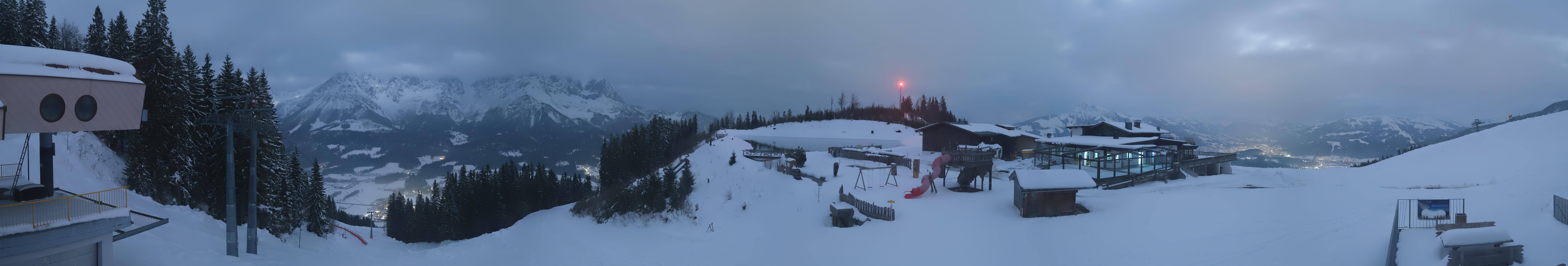 Archiv Foto Webcam Panoramasicht SkiWelt Wilder Kaiser: Astberg
