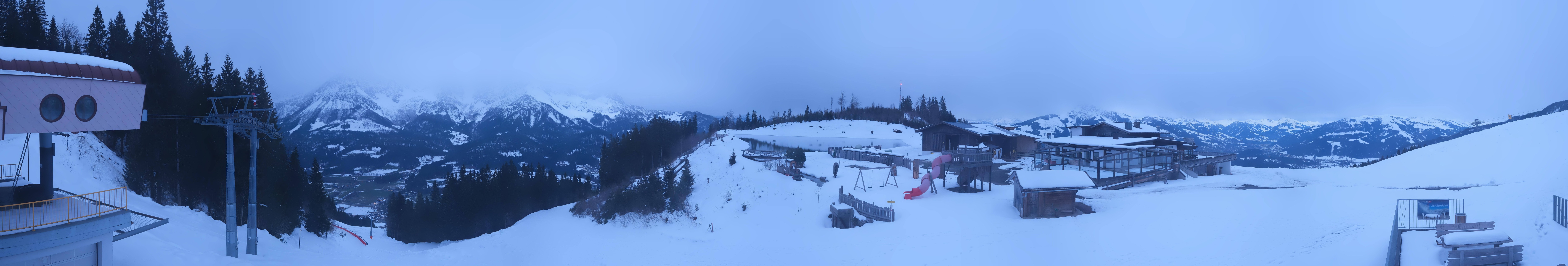 Archiv Foto Webcam Panoramasicht SkiWelt Wilder Kaiser: Astberg