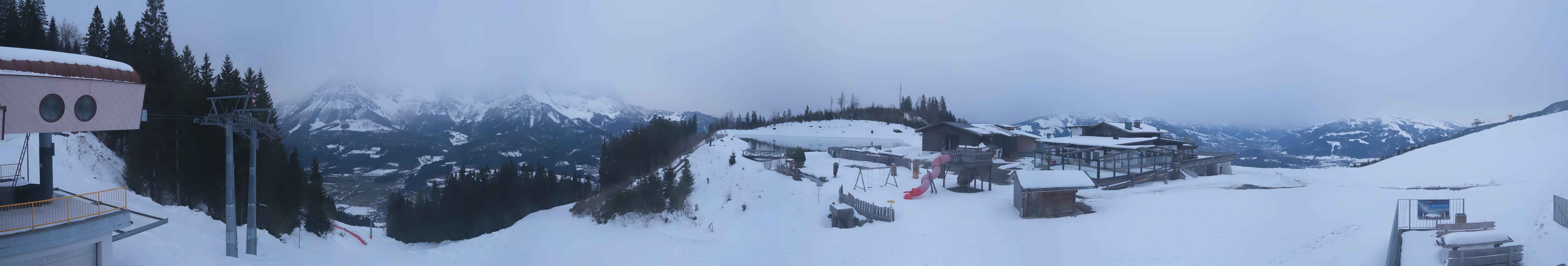 Archiv Foto Webcam Panoramasicht SkiWelt Wilder Kaiser: Astberg