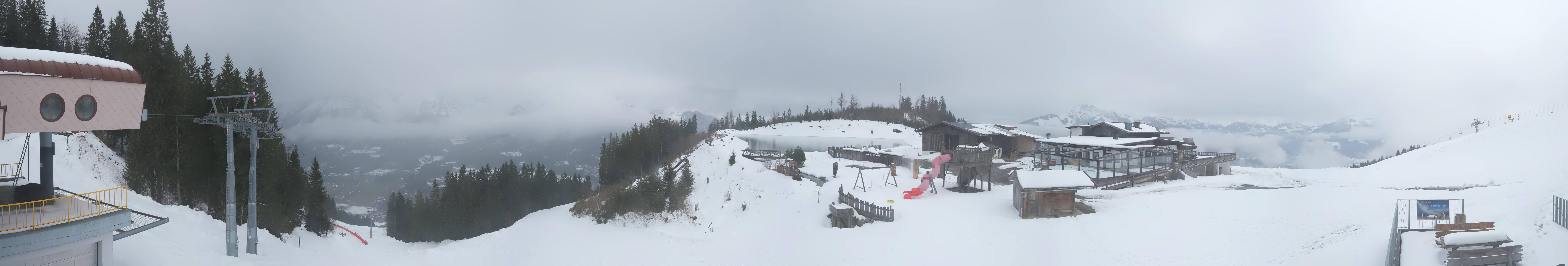 Archiv Foto Webcam Panoramasicht SkiWelt Wilder Kaiser: Astberg