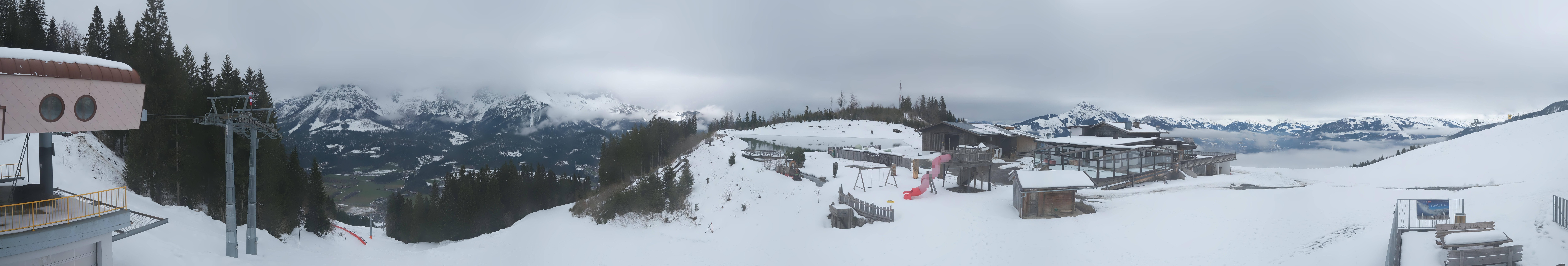 Archiv Foto Webcam Panoramasicht SkiWelt Wilder Kaiser: Astberg