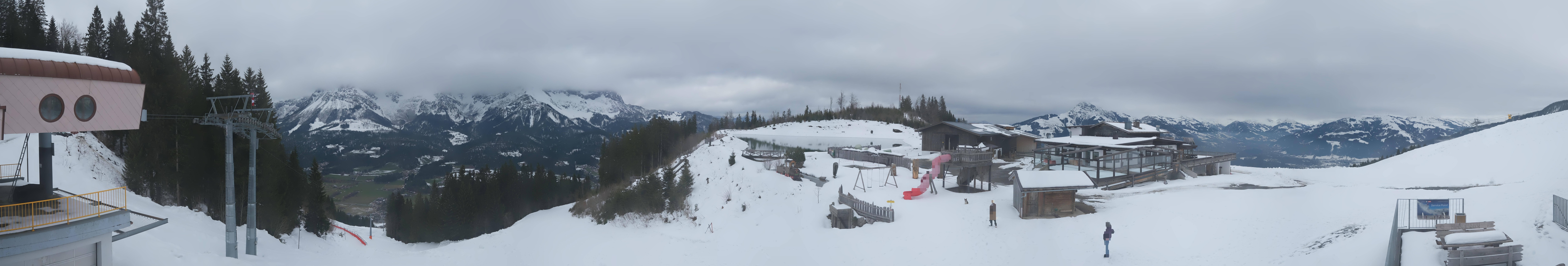 Archiv Foto Webcam Panoramasicht SkiWelt Wilder Kaiser: Astberg