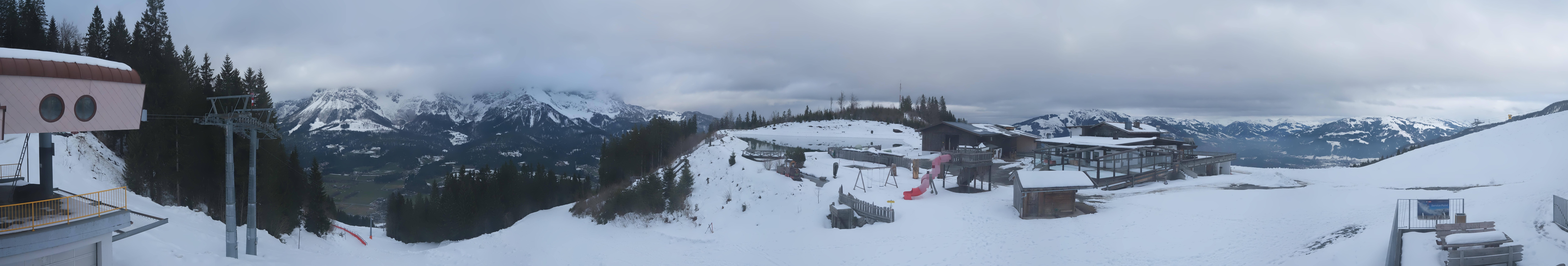 Archiv Foto Webcam Panoramasicht SkiWelt Wilder Kaiser: Astberg
