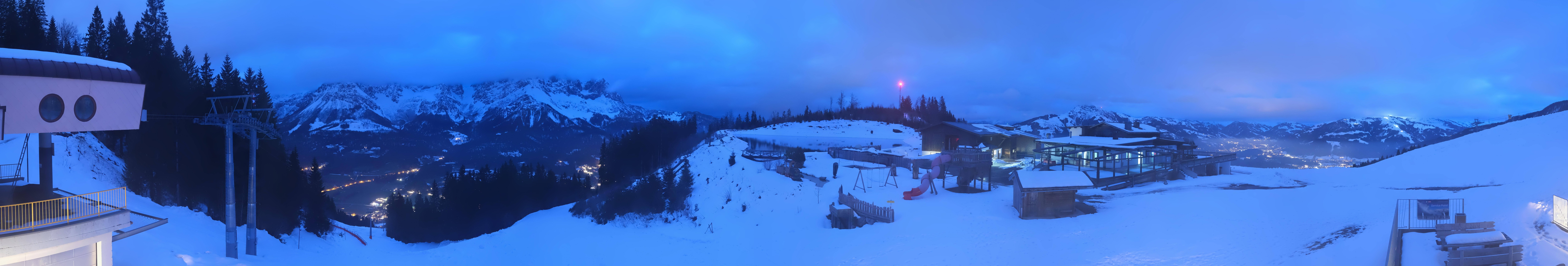 Archiv Foto Webcam Panoramasicht SkiWelt Wilder Kaiser: Astberg