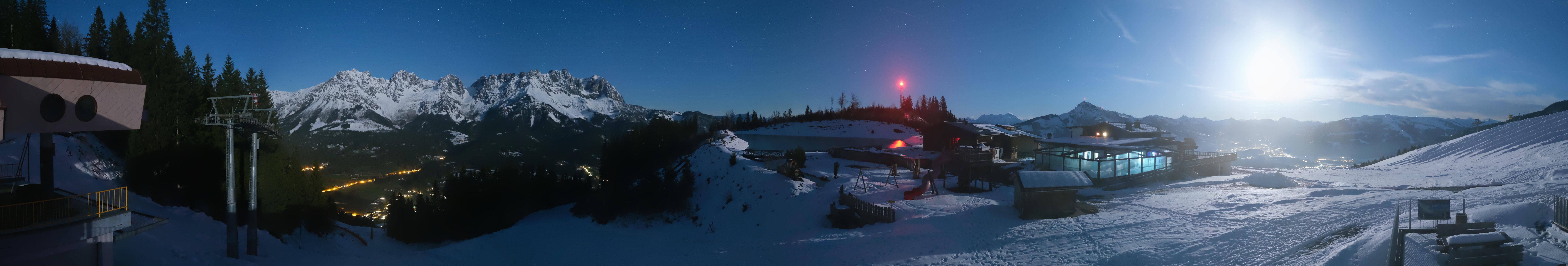 Archiv Foto Webcam Panoramasicht SkiWelt Wilder Kaiser: Astberg
