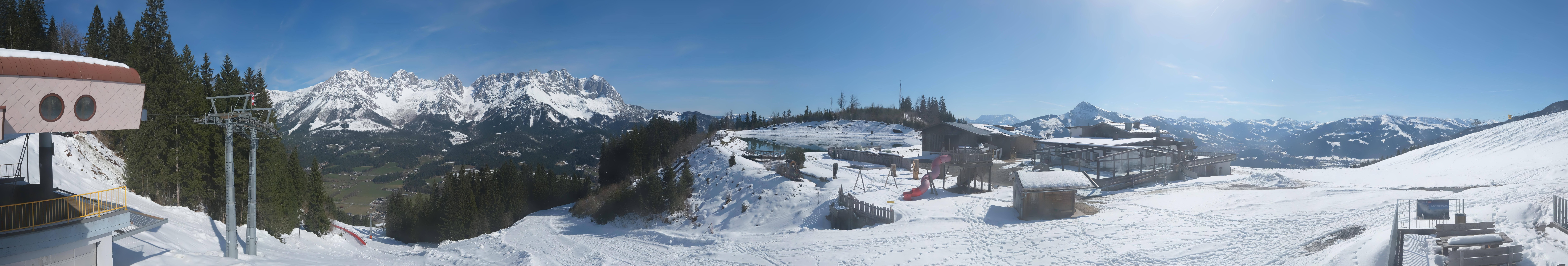 Archiv Foto Webcam Panoramasicht SkiWelt Wilder Kaiser: Astberg