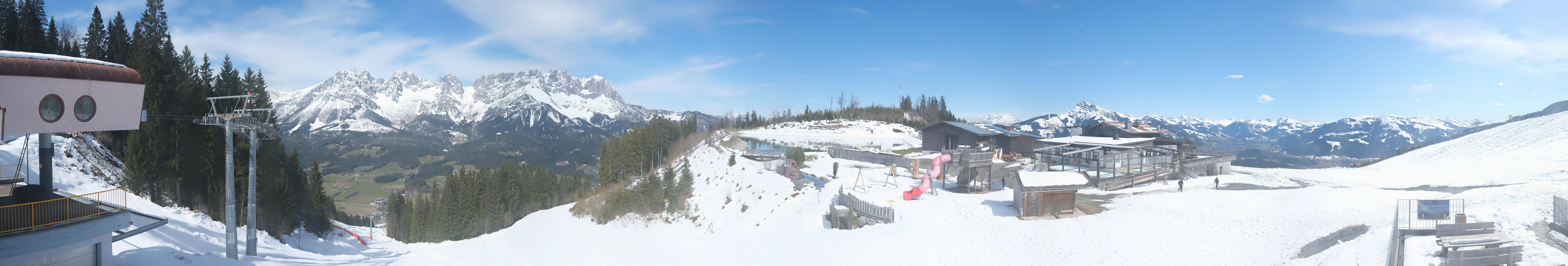 Archiv Foto Webcam Panoramasicht SkiWelt Wilder Kaiser: Astberg