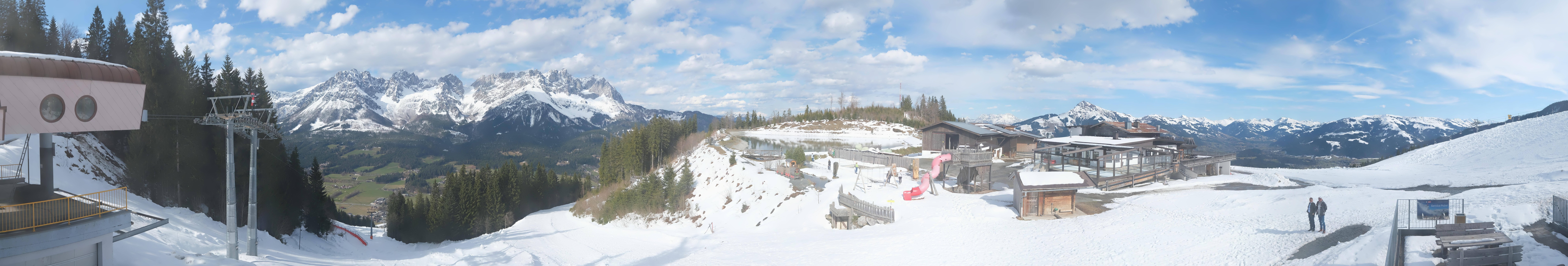 Archiv Foto Webcam Panoramasicht SkiWelt Wilder Kaiser: Astberg