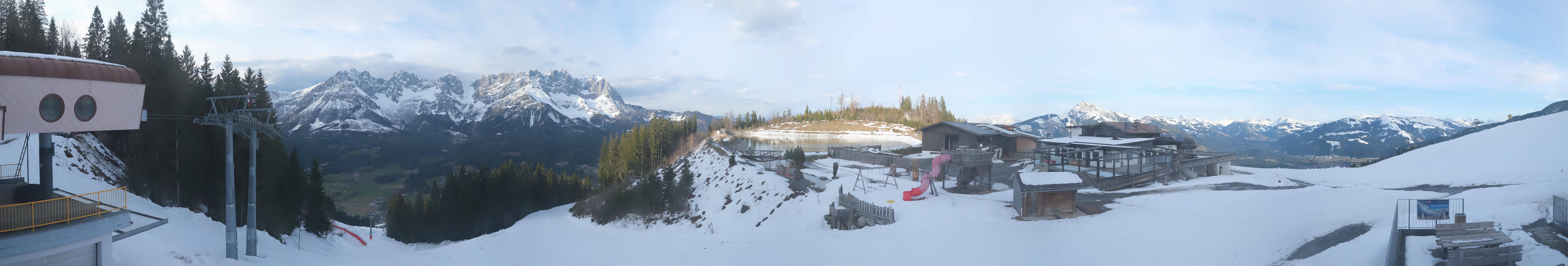 Archiv Foto Webcam Panoramasicht SkiWelt Wilder Kaiser: Astberg