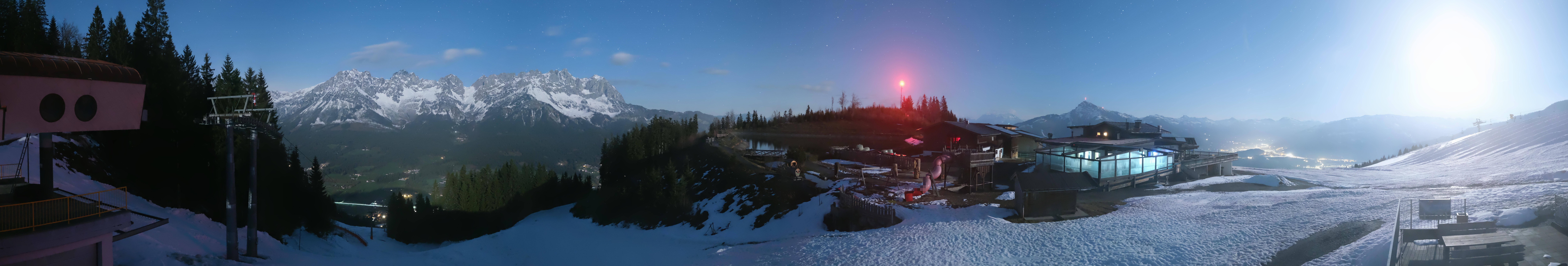 Archived image Webcam View of the Astberg in SkiWelt Wilder Kaiser