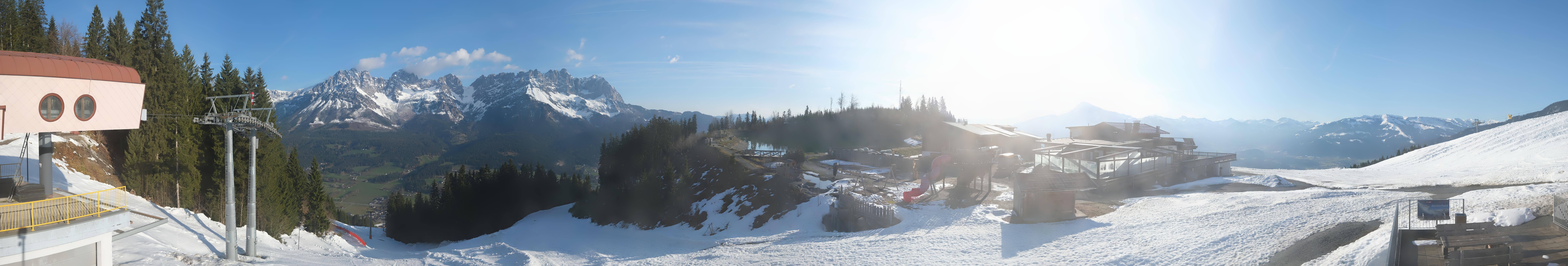 Archived image Webcam View of the Astberg in SkiWelt Wilder Kaiser