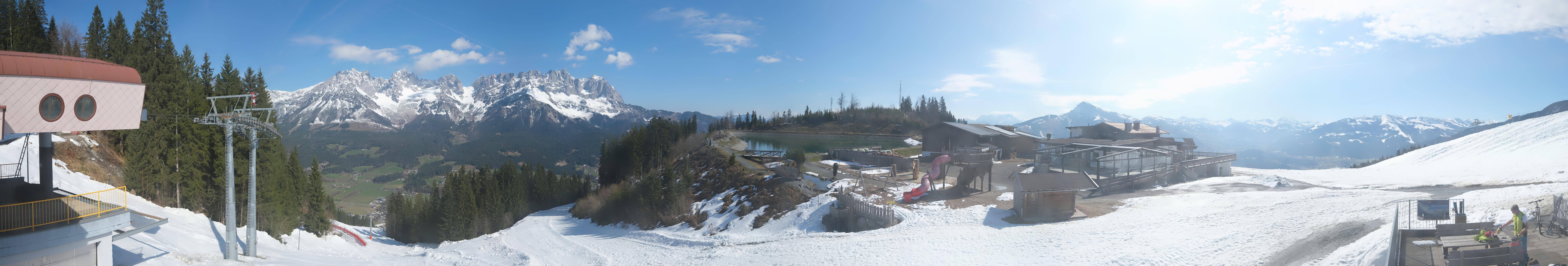 Archived image Webcam View of the Astberg in SkiWelt Wilder Kaiser