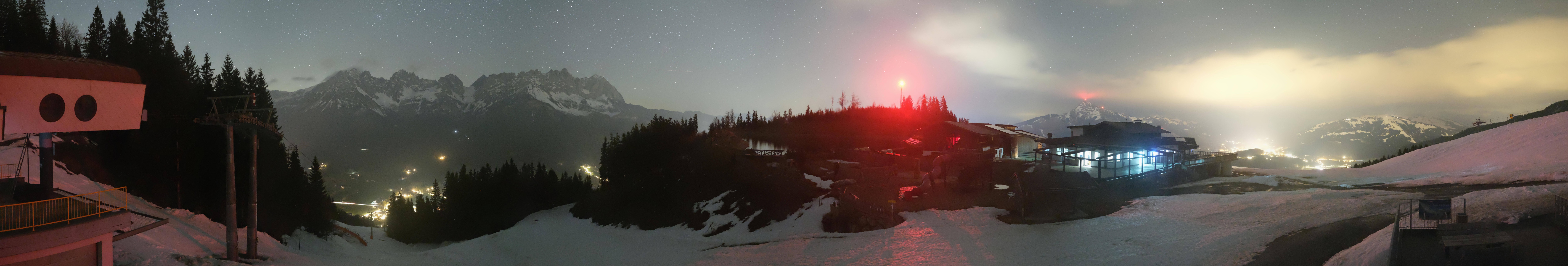 Archived image Webcam View of the Astberg in SkiWelt Wilder Kaiser