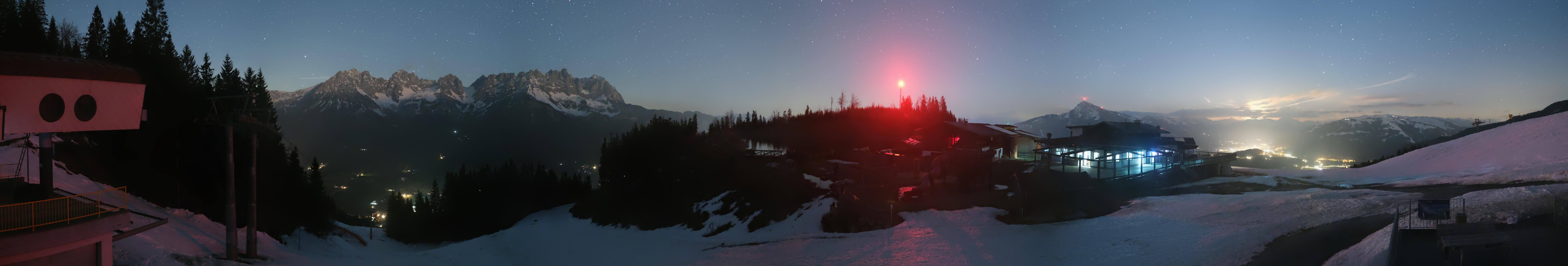 Archived image Webcam View of the Astberg in SkiWelt Wilder Kaiser