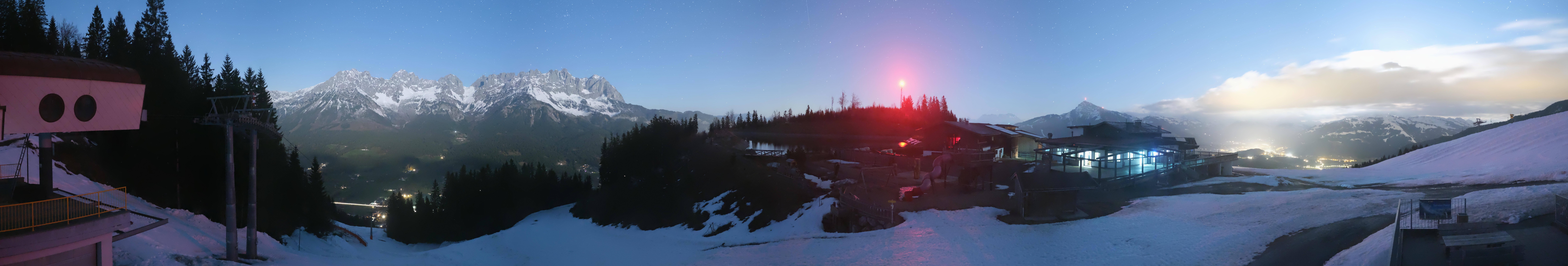 Archived image Webcam View of the Astberg in SkiWelt Wilder Kaiser