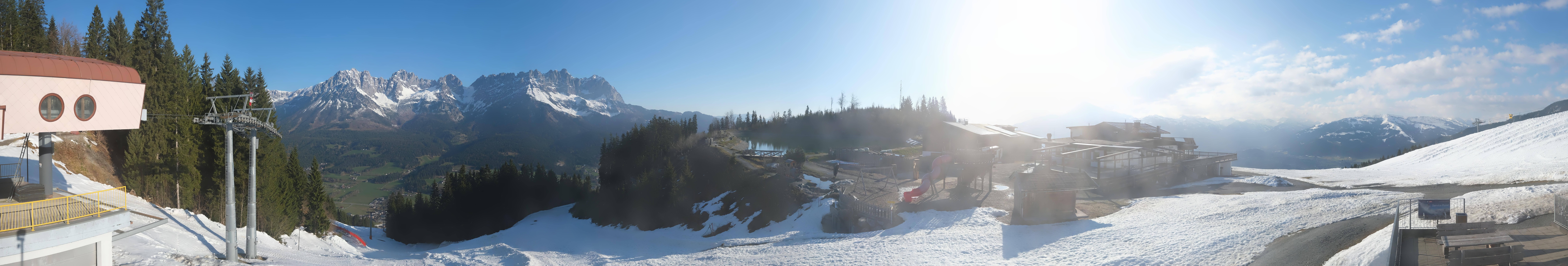 Archiv Foto Webcam Panoramasicht SkiWelt Wilder Kaiser: Astberg