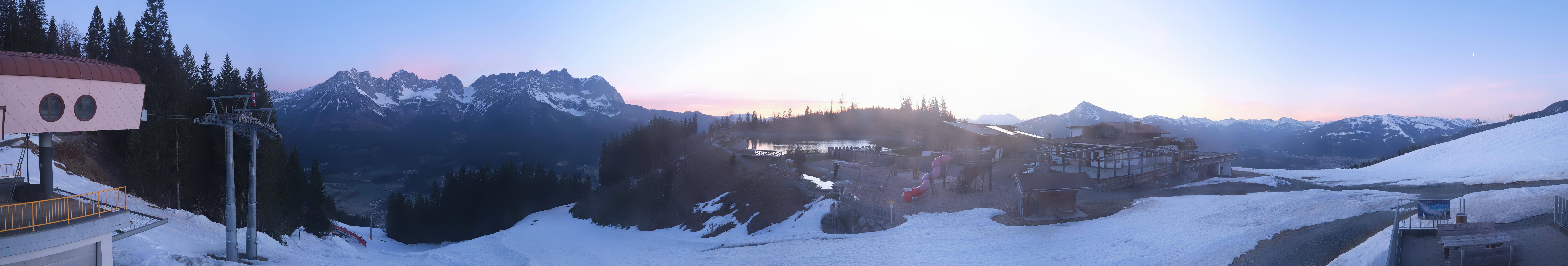 Archiv Foto Webcam Panoramasicht SkiWelt Wilder Kaiser: Astberg