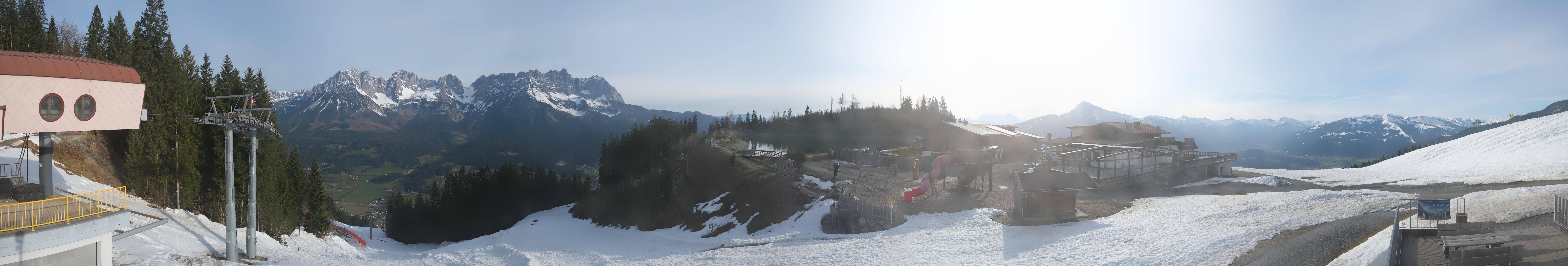 Archiv Foto Webcam Panoramasicht SkiWelt Wilder Kaiser: Astberg