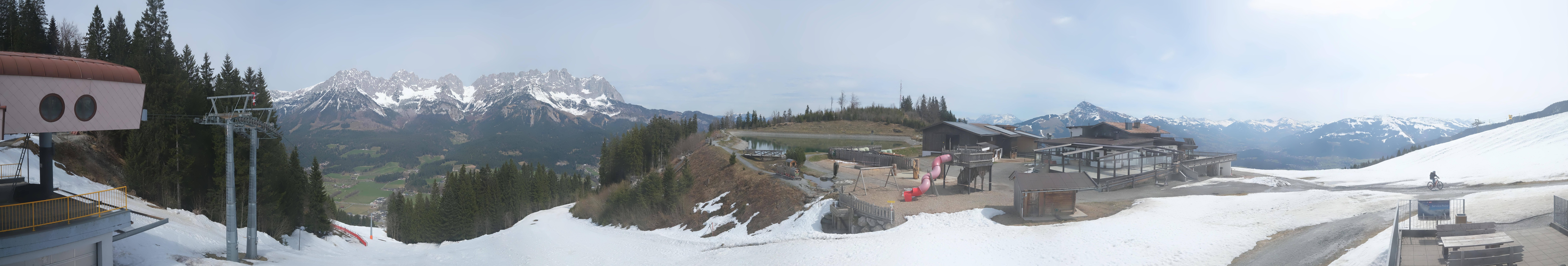 Archiv Foto Webcam Panoramasicht SkiWelt Wilder Kaiser: Astberg