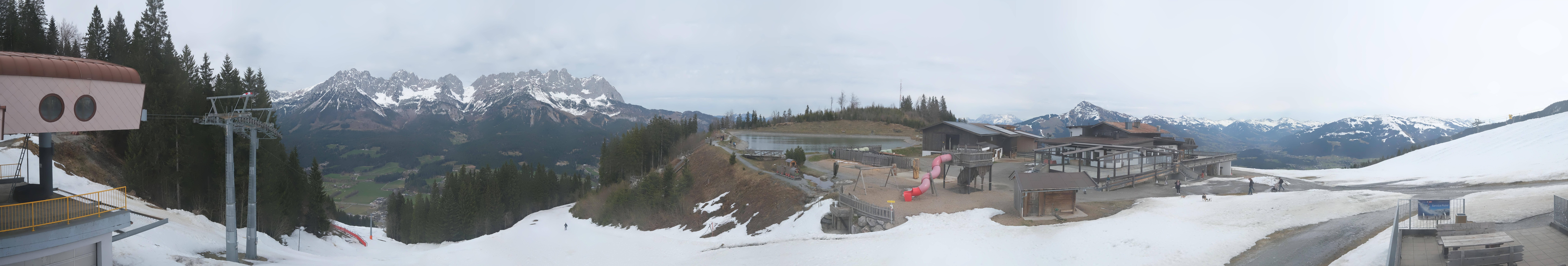 Archiv Foto Webcam Panoramasicht SkiWelt Wilder Kaiser: Astberg
