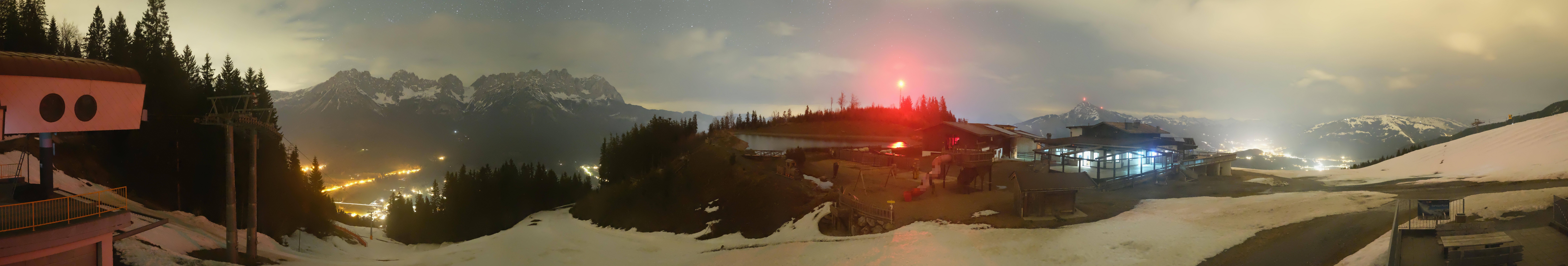 Archived image Webcam View of the Astberg in SkiWelt Wilder Kaiser