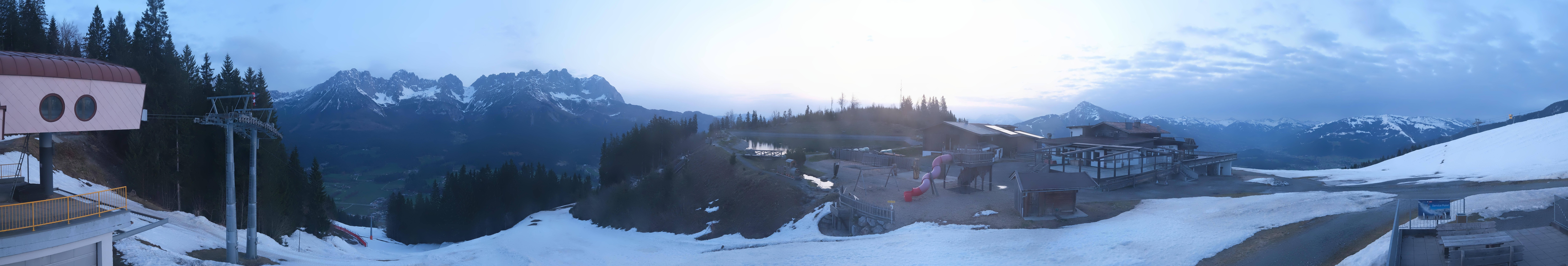 Archived image Webcam View of the Astberg in SkiWelt Wilder Kaiser