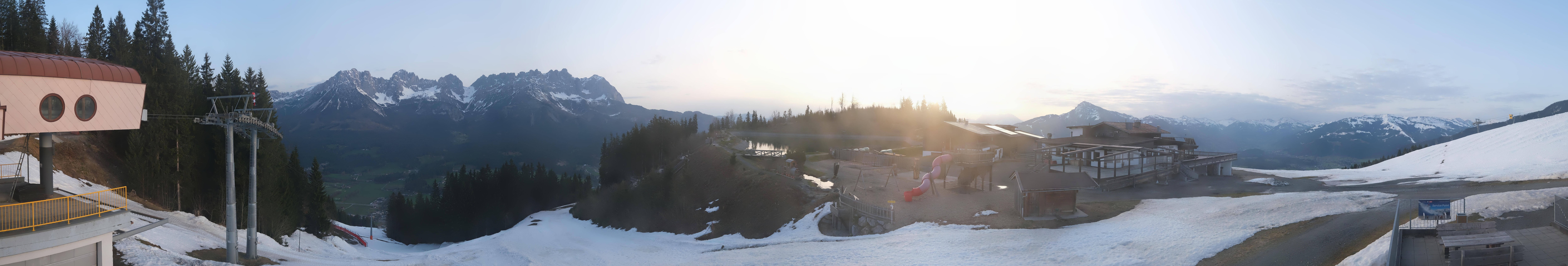 Archived image Webcam View of the Astberg in SkiWelt Wilder Kaiser