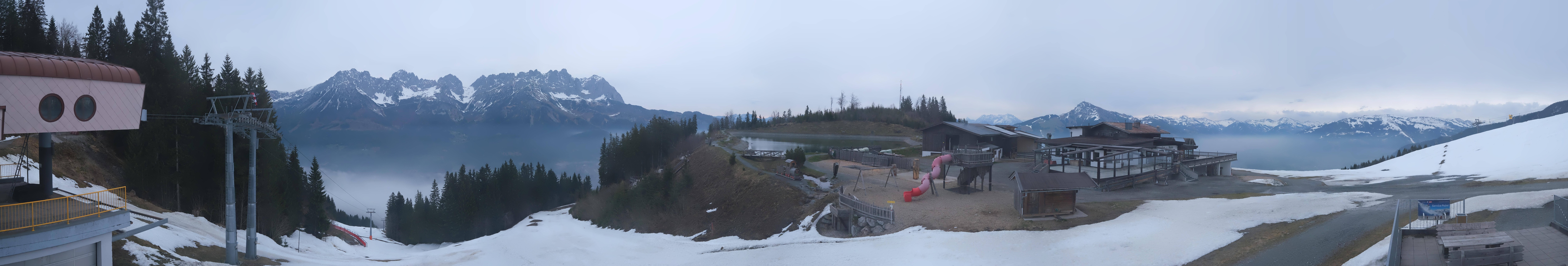 Archiv Foto Webcam Panoramasicht SkiWelt Wilder Kaiser: Astberg