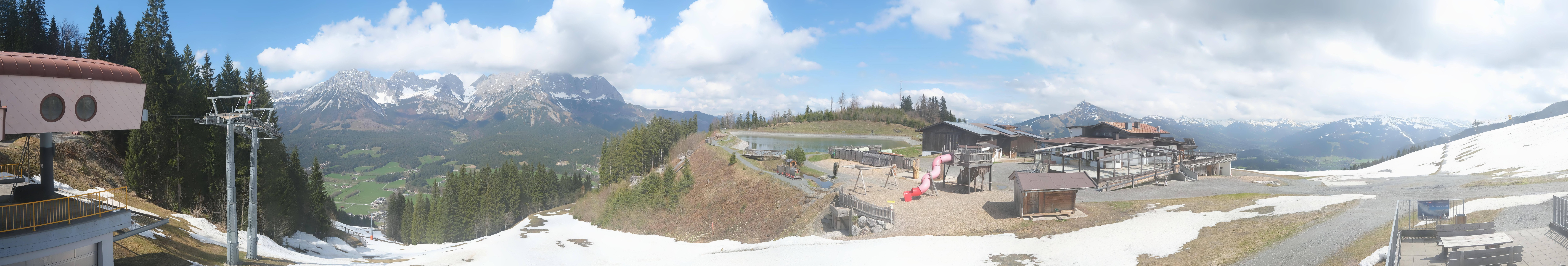 Archiv Foto Webcam Panoramasicht SkiWelt Wilder Kaiser: Astberg