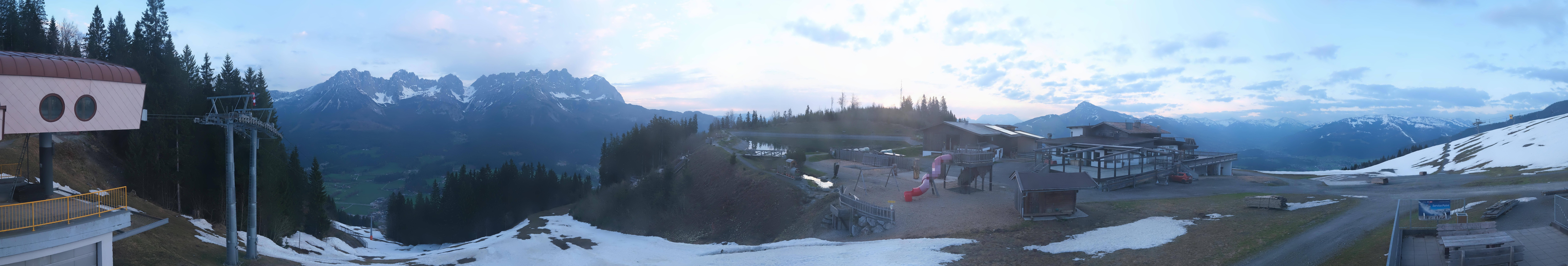 Archiv Foto Webcam Panoramasicht SkiWelt Wilder Kaiser: Astberg