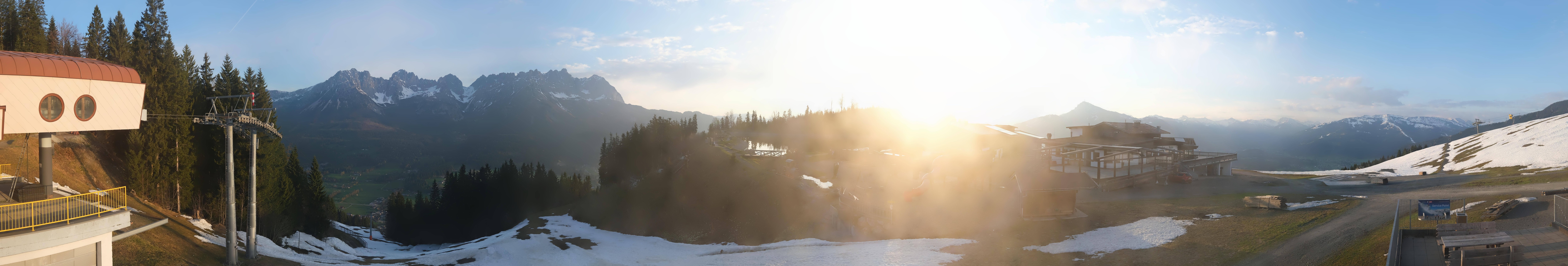 Archiv Foto Webcam Panoramasicht SkiWelt Wilder Kaiser: Astberg