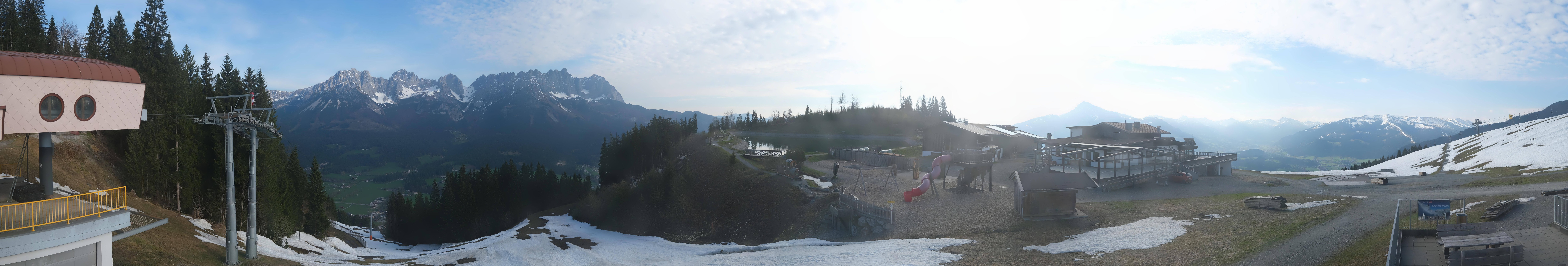 Archiv Foto Webcam Panoramasicht SkiWelt Wilder Kaiser: Astberg