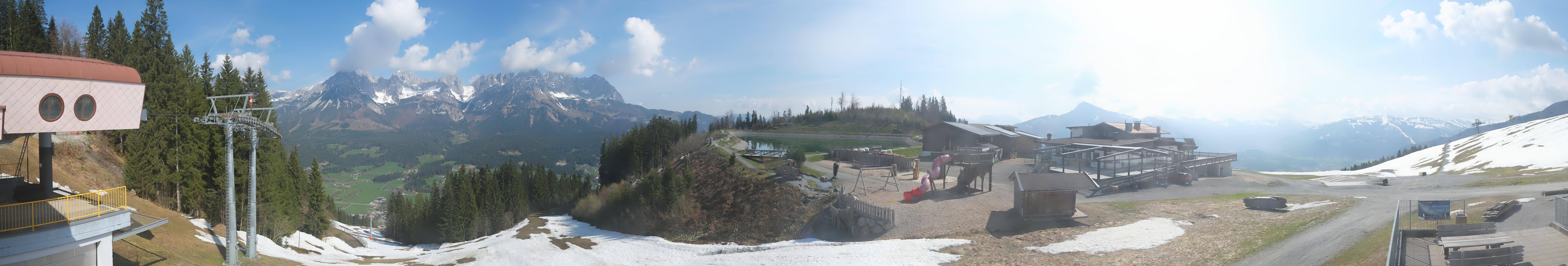 Archiv Foto Webcam Panoramasicht SkiWelt Wilder Kaiser: Astberg