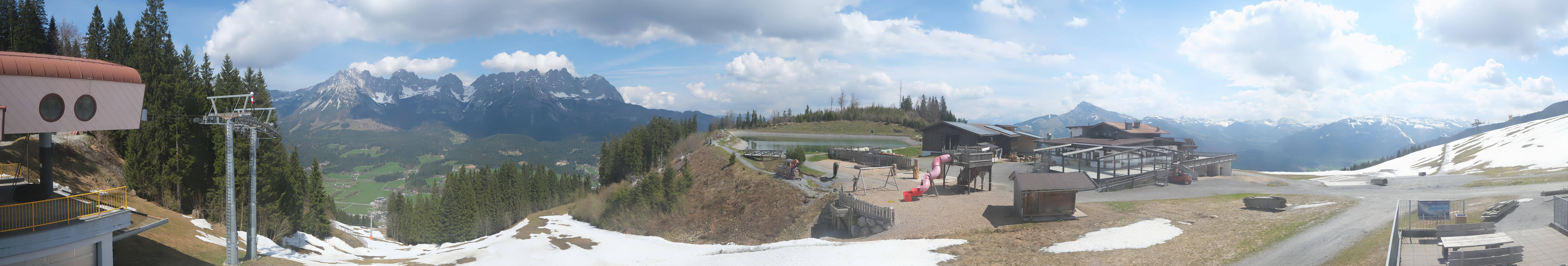 Archived image Webcam View of the Astberg in SkiWelt Wilder Kaiser