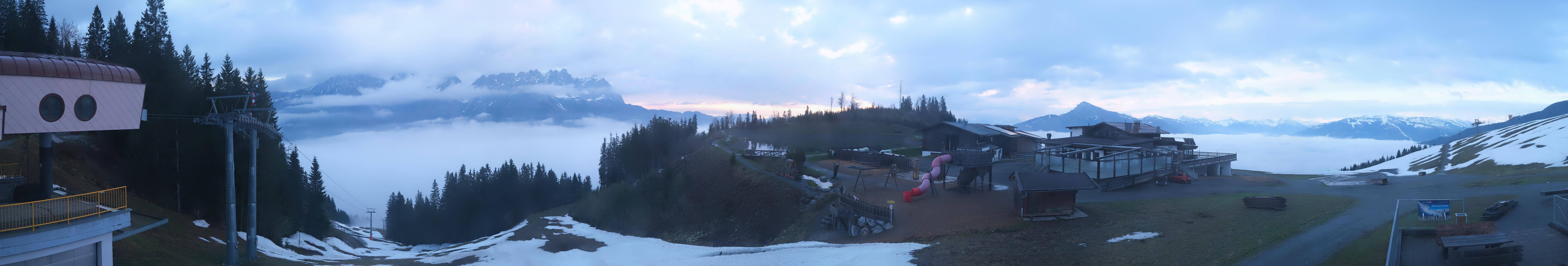 Archiv Foto Webcam Panoramasicht SkiWelt Wilder Kaiser: Astberg