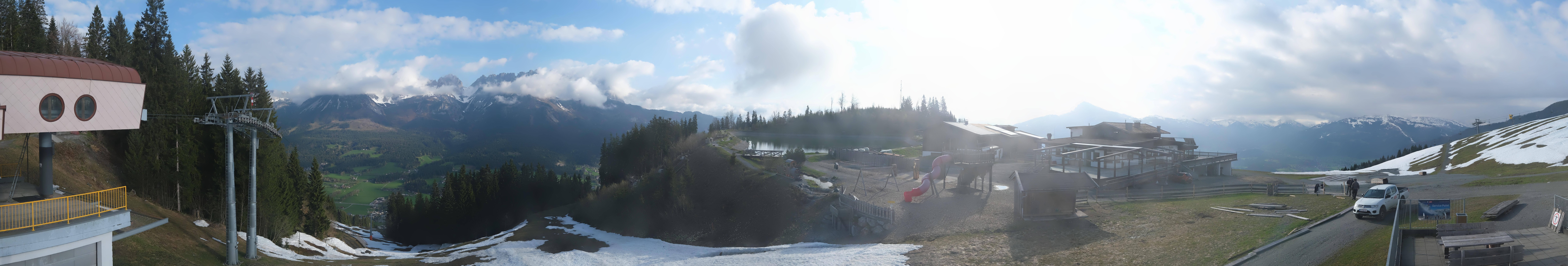 Archiv Foto Webcam Panoramasicht SkiWelt Wilder Kaiser: Astberg