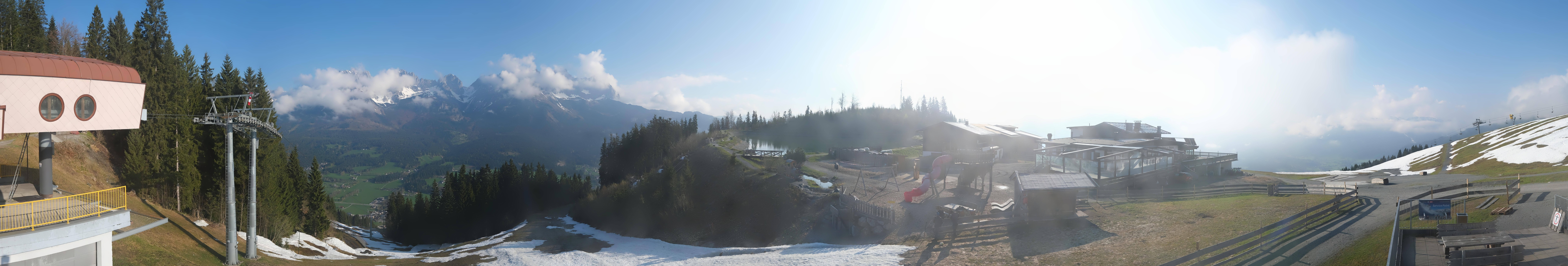 Archiv Foto Webcam Panoramasicht SkiWelt Wilder Kaiser: Astberg