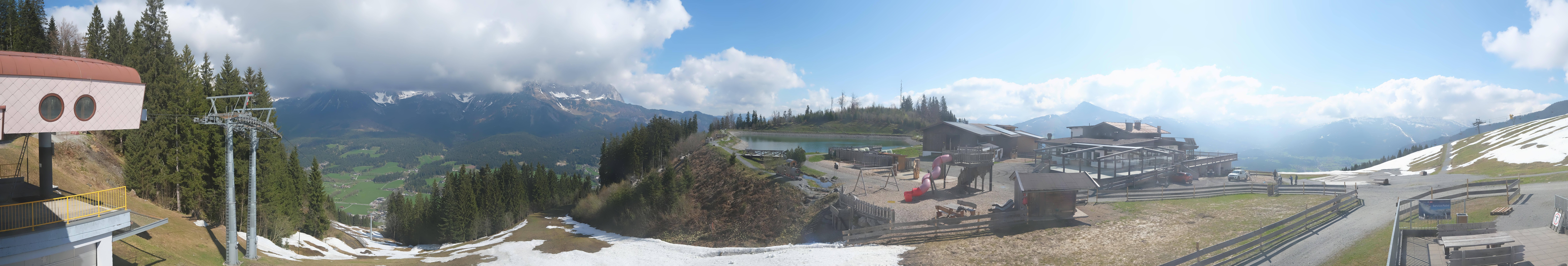 Archiv Foto Webcam Panoramasicht SkiWelt Wilder Kaiser: Astberg