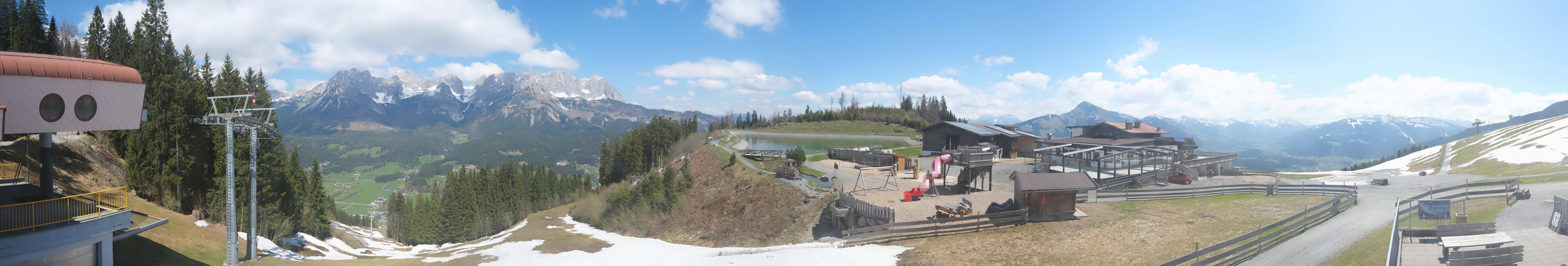 Archiv Foto Webcam Panoramasicht SkiWelt Wilder Kaiser: Astberg