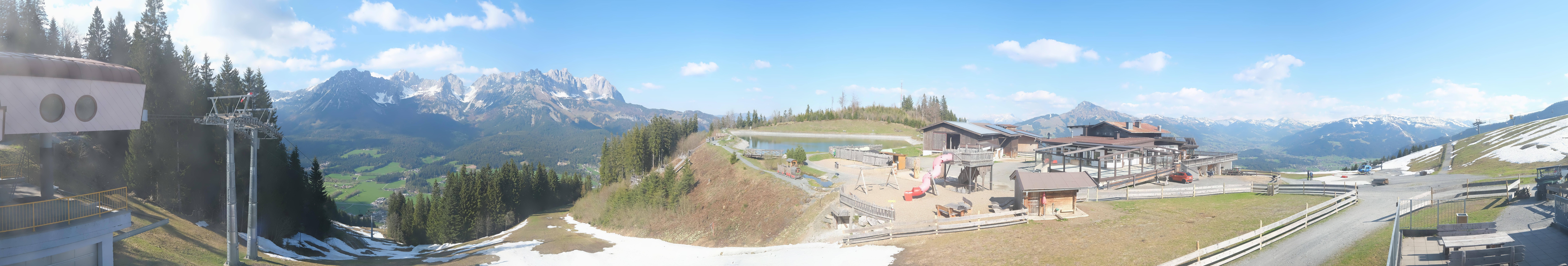 Archiv Foto Webcam Panoramasicht SkiWelt Wilder Kaiser: Astberg