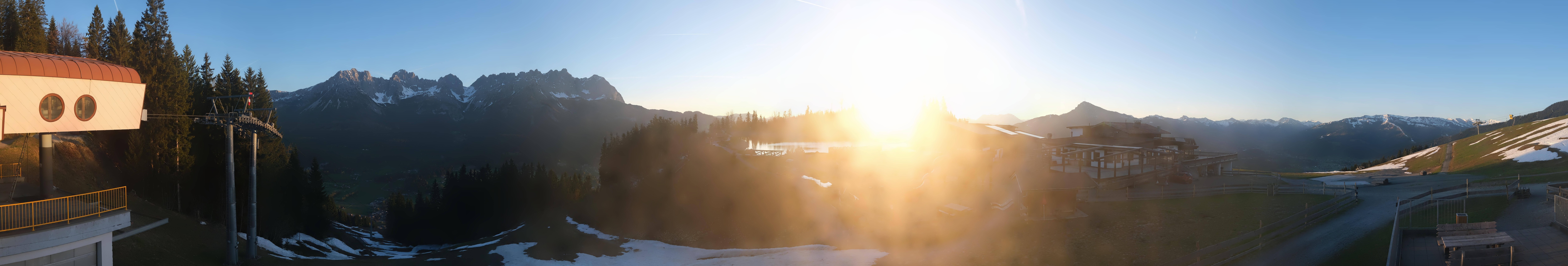 Archiv Foto Webcam Panoramasicht SkiWelt Wilder Kaiser: Astberg