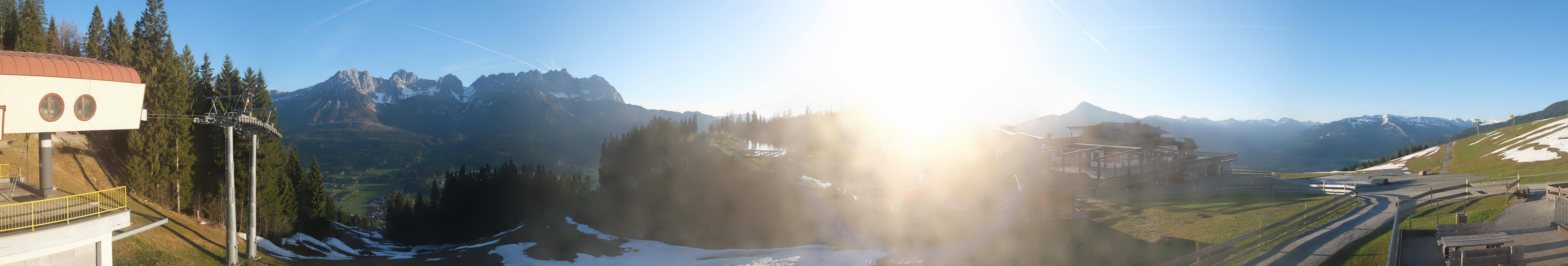 Archiv Foto Webcam Panoramasicht SkiWelt Wilder Kaiser: Astberg
