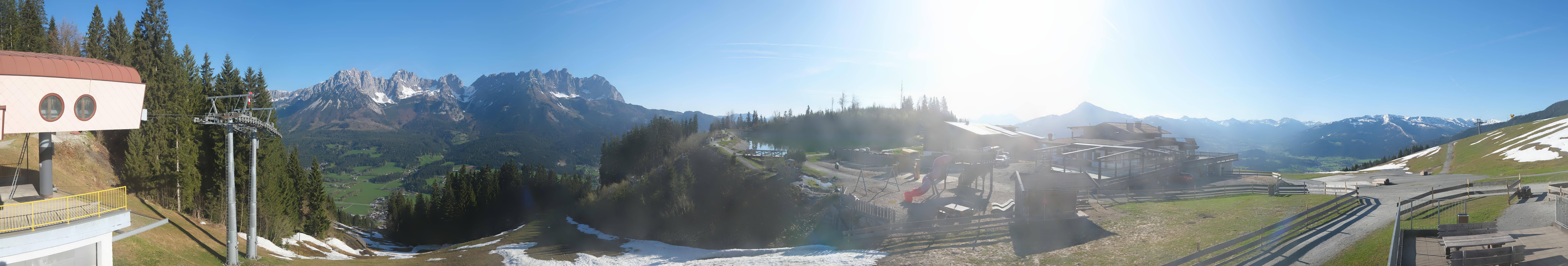 Archiv Foto Webcam Panoramasicht SkiWelt Wilder Kaiser: Astberg