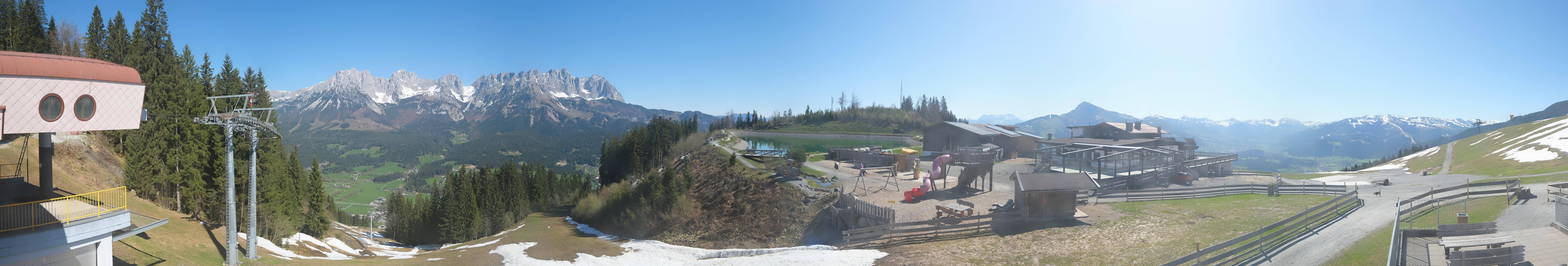 Archiv Foto Webcam Panoramasicht SkiWelt Wilder Kaiser: Astberg