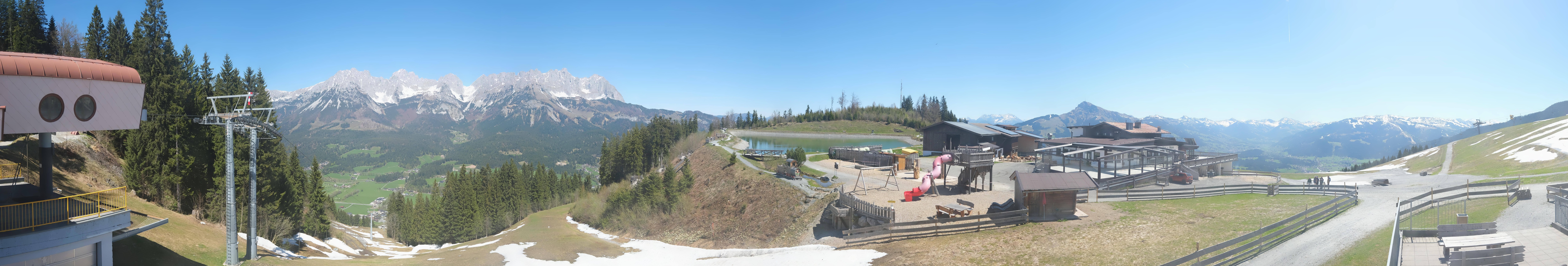 Archiv Foto Webcam Panoramasicht SkiWelt Wilder Kaiser: Astberg
